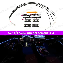 LED Door 11 Colour Ambient Lights For BMW G20 G21 G22 G26 G80 G82 M3 M4 New 2/3/4 Series Car Auto Interior Decorative Lamp Refit