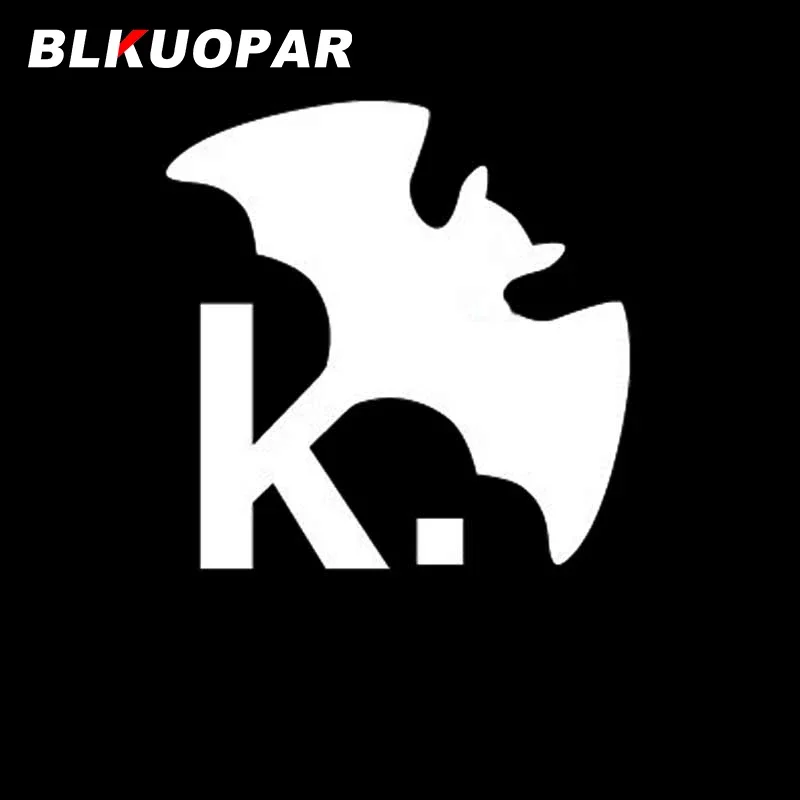 BLKUOPAR For Alphabet Bat Car Sticker Personality Anime Decals Bumper Windshield Street Signs Decoration Creative Graphics