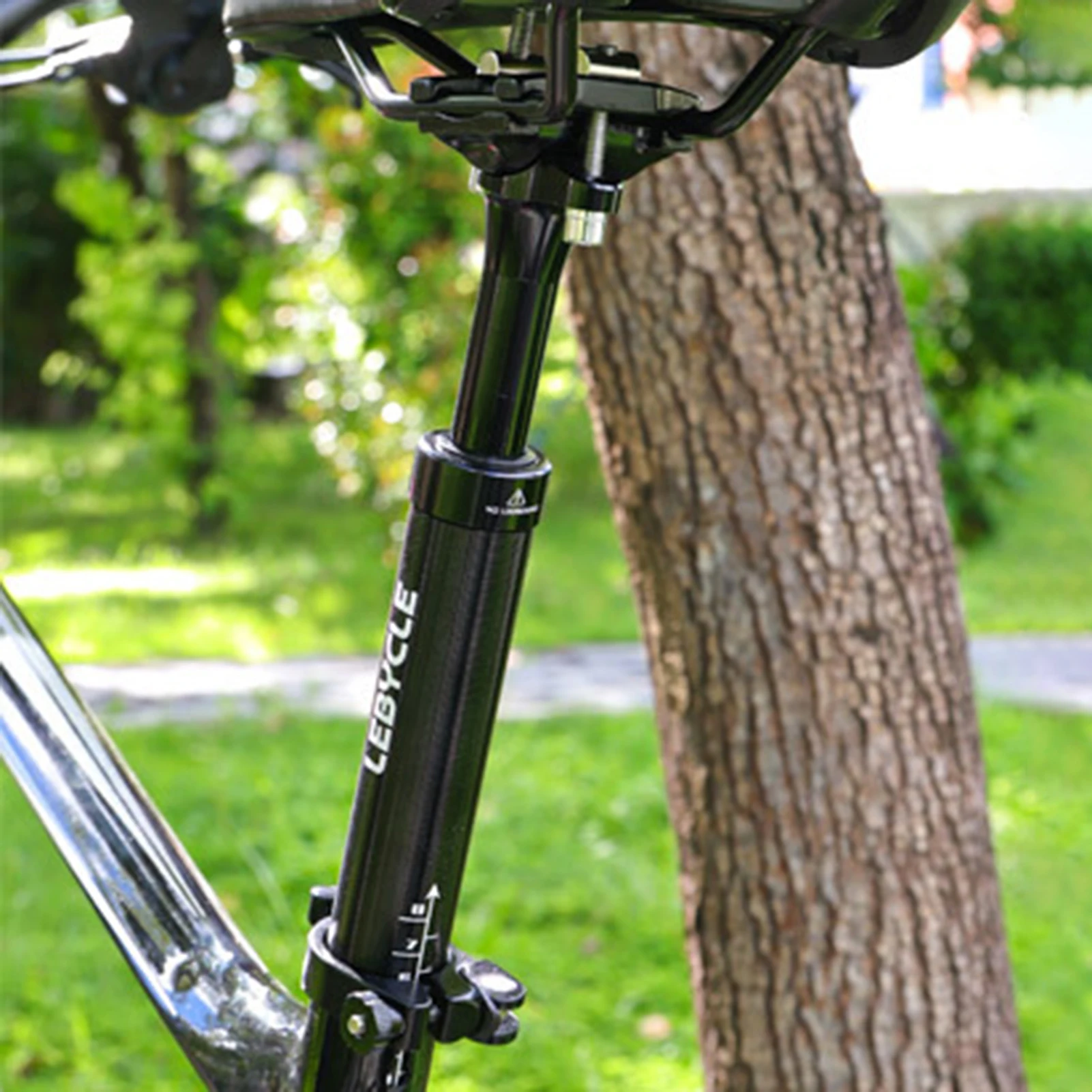 Bike Suspension Seatpost Shock Mount Tube Double nail and Track Design for 27.2mm/28.6mm/30.4mm/30.9mm/31.6mm