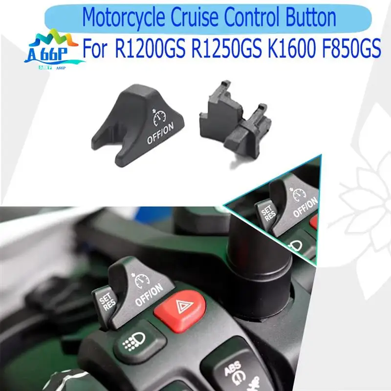 

A66P-Left Combination Switch Black Cruise Control Button For BMW F750GS F850GS ADV R1250GS R1250RT K1600B F900R F900XR