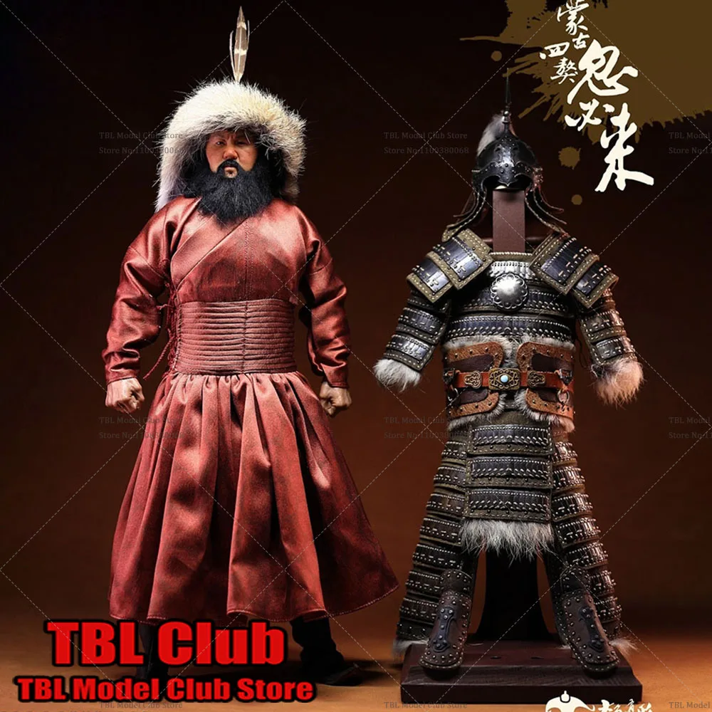 В наличии DHYH-002 Коллекционная фигурка в масштабе 1/6 «Генерал монгольной империи», 12 дюймов, полный набор, мужская фигурка солдата, модель игрушки