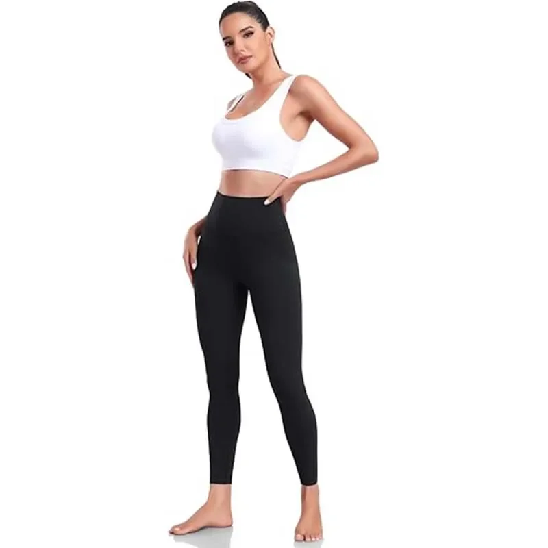 Workout Leggings for Women 25"  -  High Waisted Tummy Control Yoga Pants Butt Lifting Gym Training image 5