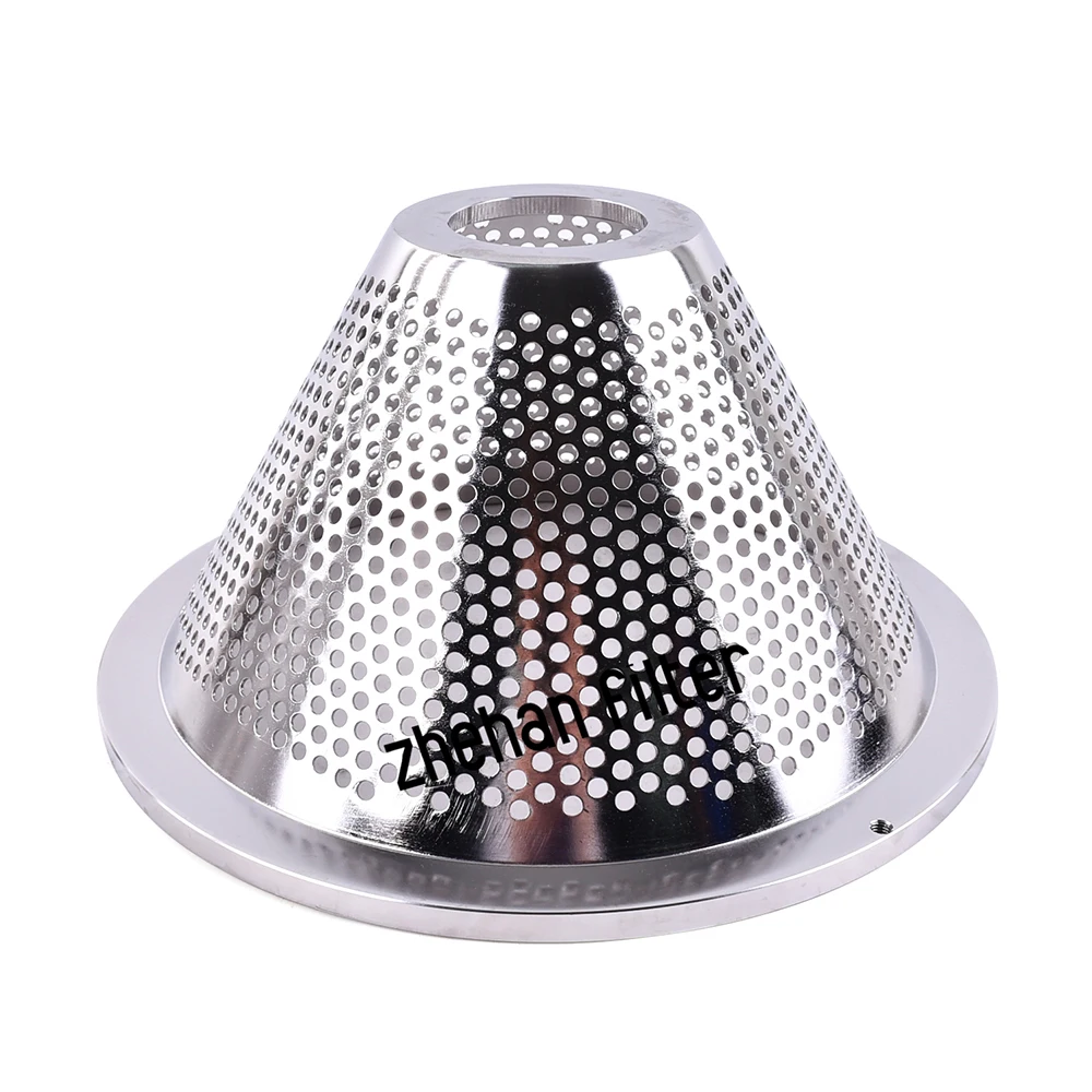 

Cone Strainer 2MM Machinery Spares Perforated Filter Element Cone Mill Screen Granulator Sieve