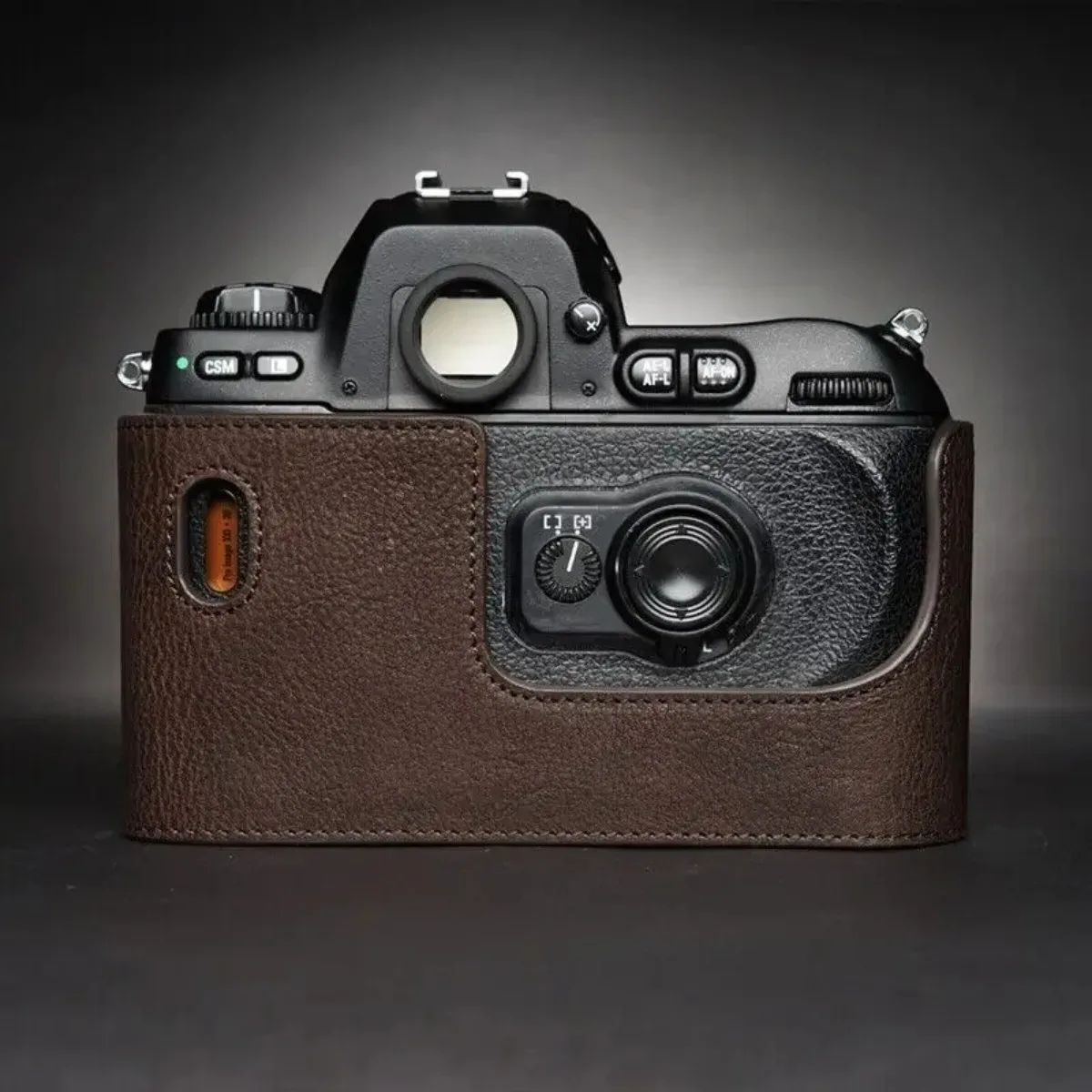 Half Camera Case Handmade Bag Genuine Leather  Cover For Nikon F80 Base Box Body Protective Sleeve