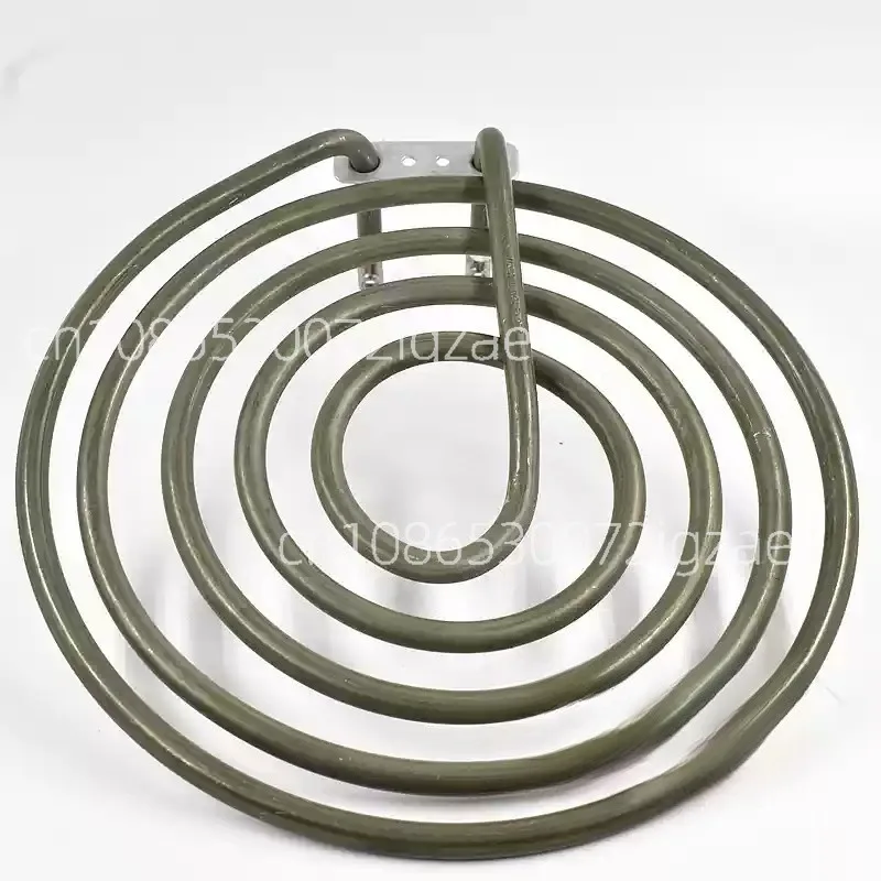 Universal air fryer heating tube, electric oven heating plate, mosquito coil-shaped dry burning ring, electric heating view 2