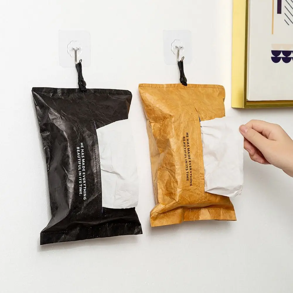 

Multifunction DuPont Paper Portable Tissue Case Foldable Dustproof Toilet Tissue Box Waterproof Tissue Cover Box Office