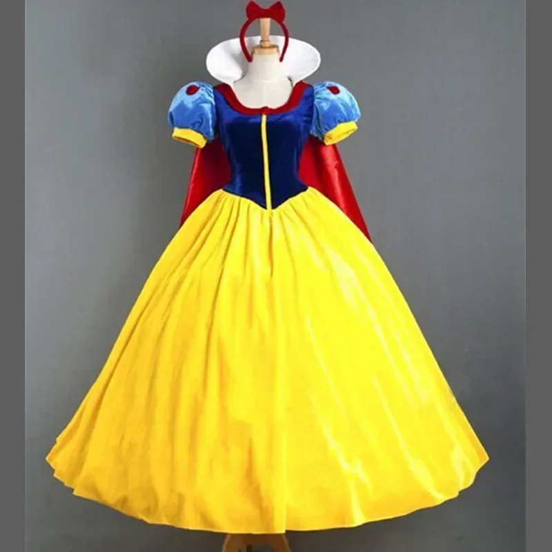 Traje de juego de rol para mujer, disfraz de princesa Blancanieves de dibujos animados de Halloween para adultos, disfraces de Carnaval, disfraces de Cosplay sexys