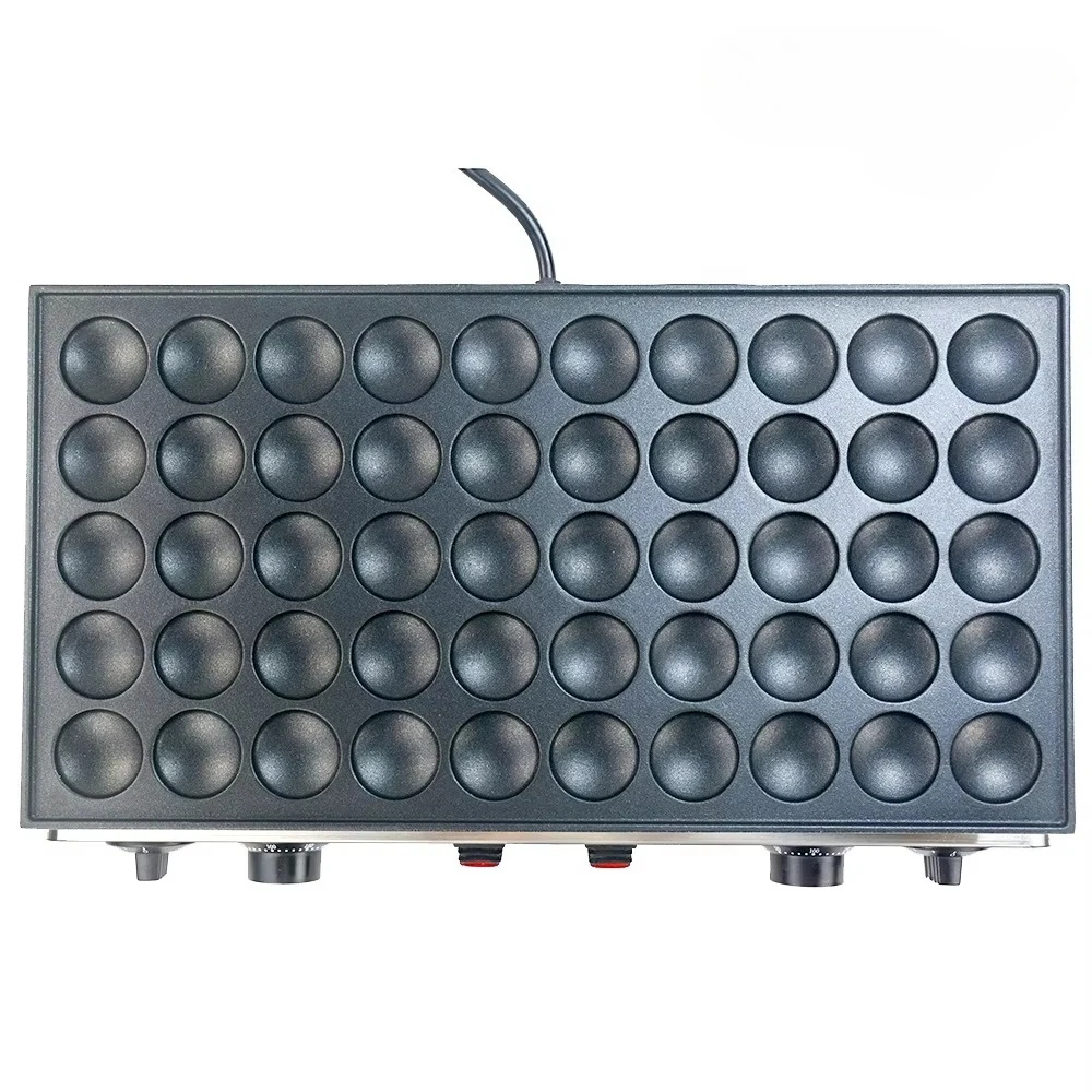 &Factory Price HT-50 Electric 50-Hole Commercial Stainless Steel Mini Muffin & Crepe/Pancake Maker Wholesale & Food Shops 3