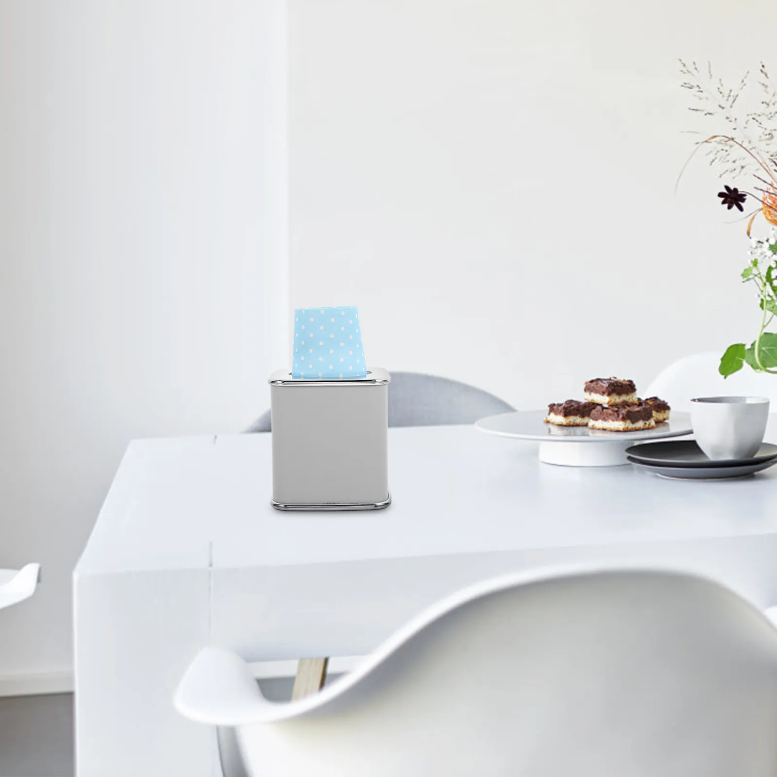 

20Pcs Paper Cup Dispenser Hold 20-30 Cups Desktop Holder Pull Type Bathroom Water Cup Dispenser Small Paper Cups and Holder