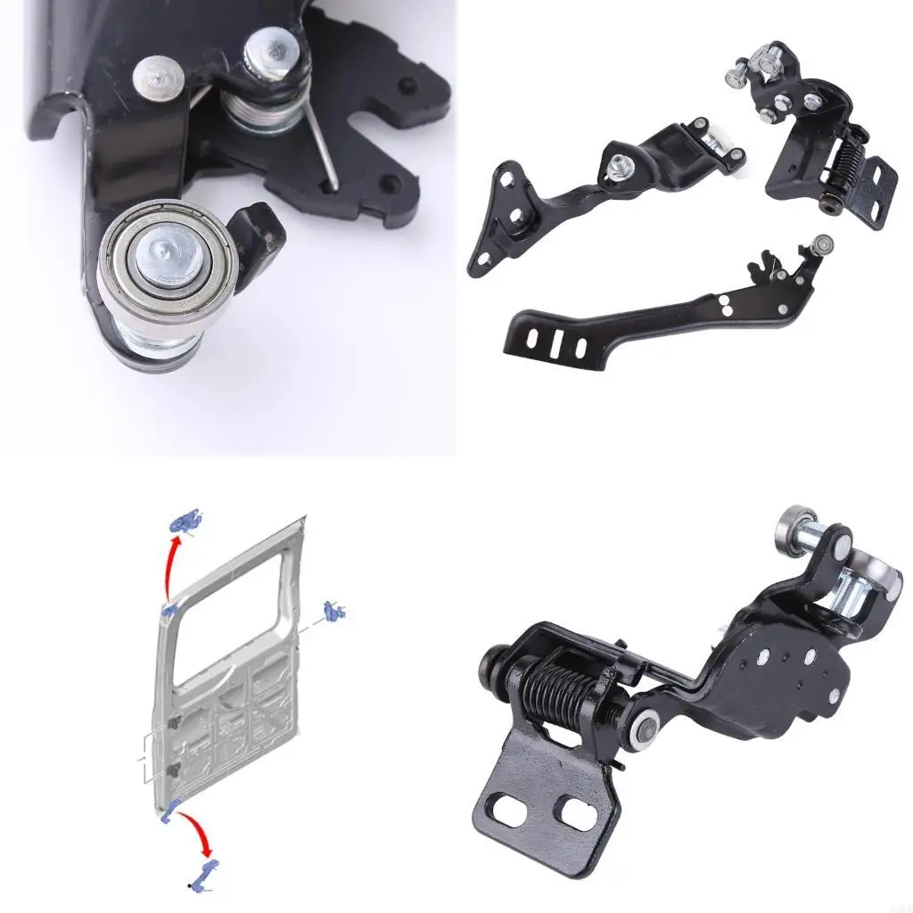 Premium Sliding Door Hinge Roller System Right Side Metal Construction Commercia H9EE