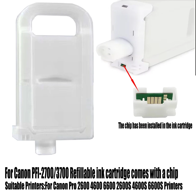 

Чернильный картридж PFI-2700 PFI-3700 объемом 700 мл для принтеров Canon Pro 2600, 4600, 6600, 2600S, 4600S, 6600S