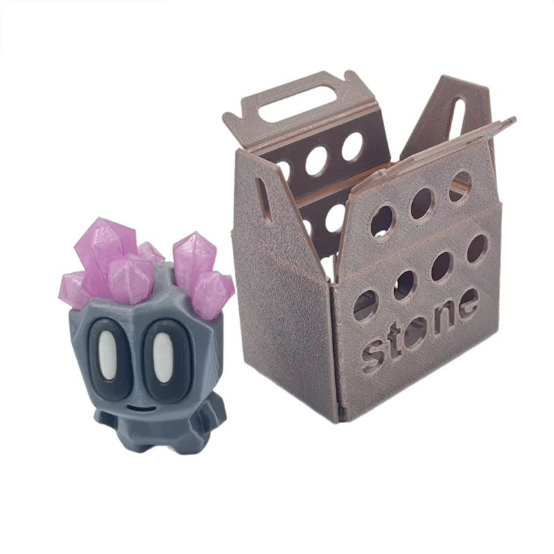 3D Printing Stone Rock Niangniang Decoration Toy Mrs Shiji Niangniang Nezha Figure Cartoon Nezha Small Stone Stone Ornament