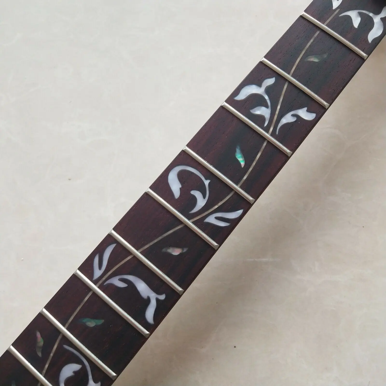 Ibanez Style Electric Guitar Neck Replacement 24 Fret Rosewood Fretboard inlay