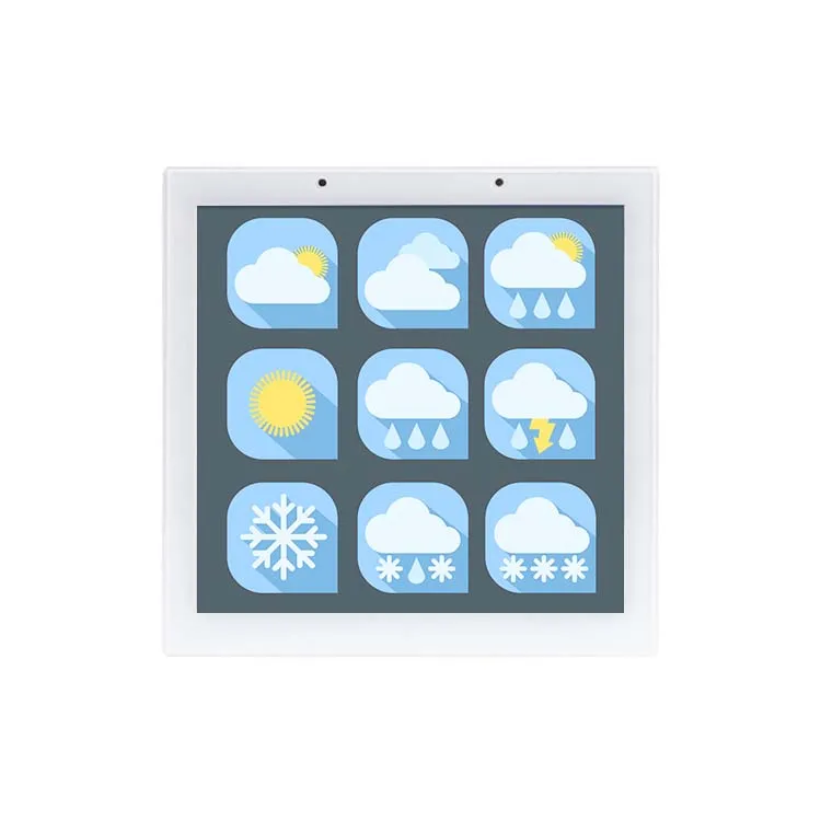 Newset 2024 Tuya Smart Home 4 Inch IPS Android Plastic Touch Panel Wall Mounted Smart Control