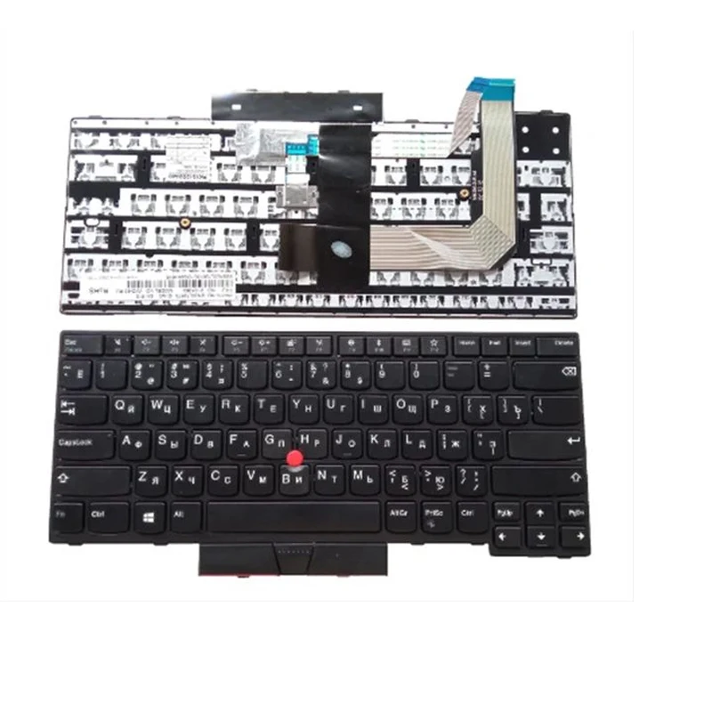 

XIN-Russian-US layout Laptop Keyboard For Lenovo ThinkPad T470 T480 A475 A485 with Point NO Backlit