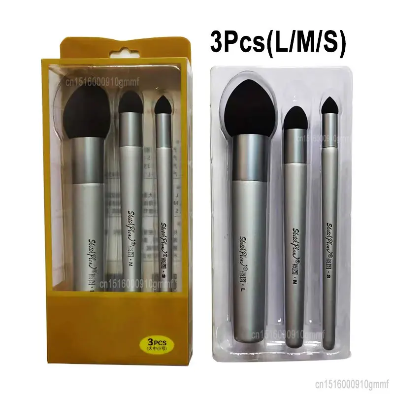 3Pcs Washable Sketch Rubbing Sponge Pen Brush Wipe Clean Art Blender For Highlight Gray Detail Processing Rendering Smudge Erase