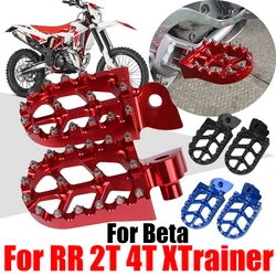 For Beta RR 125 250 300 350 390 400 430 480 520 525 2T 4T X Trainer 250 300 Motard Accessories Foot Pegs Rest Footrest Footpegs