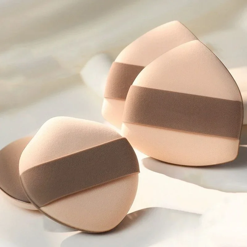 1-10 szt. Puszki do makijażu twarzy, wielokrotnego użytku, trójkątne gąbki do korektora i podkładu, dwustronne aplikatory do makijażu