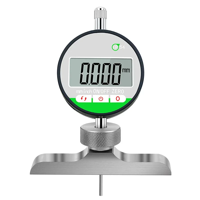 Digital Dial Indicator 0-12.7mm IP54 Touch Display Depth Gauge Dial Depth Gage Base Accessory