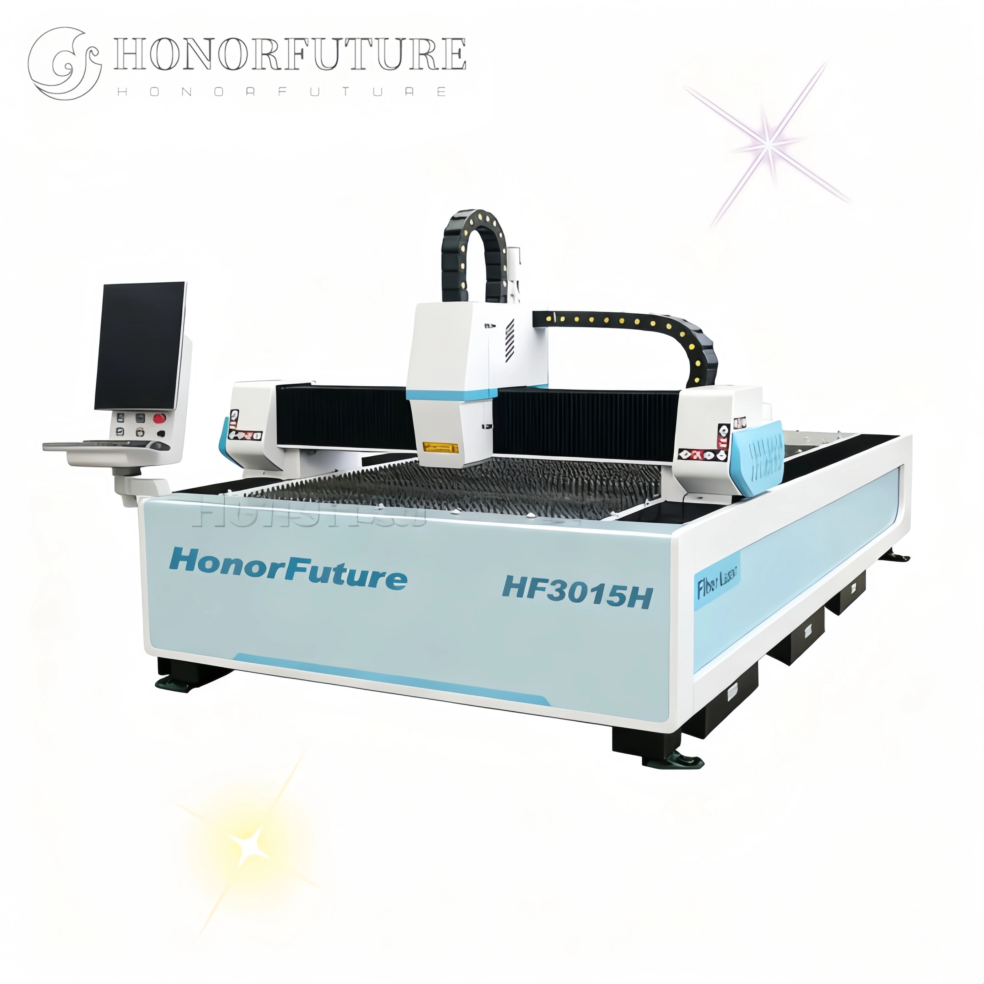 

Professional 1200W 1500W 2000W 3000W Fiber Laser Cutting Machine Table for Steel Carbon Aluminum Plate Sheet Cutter Tools 1530