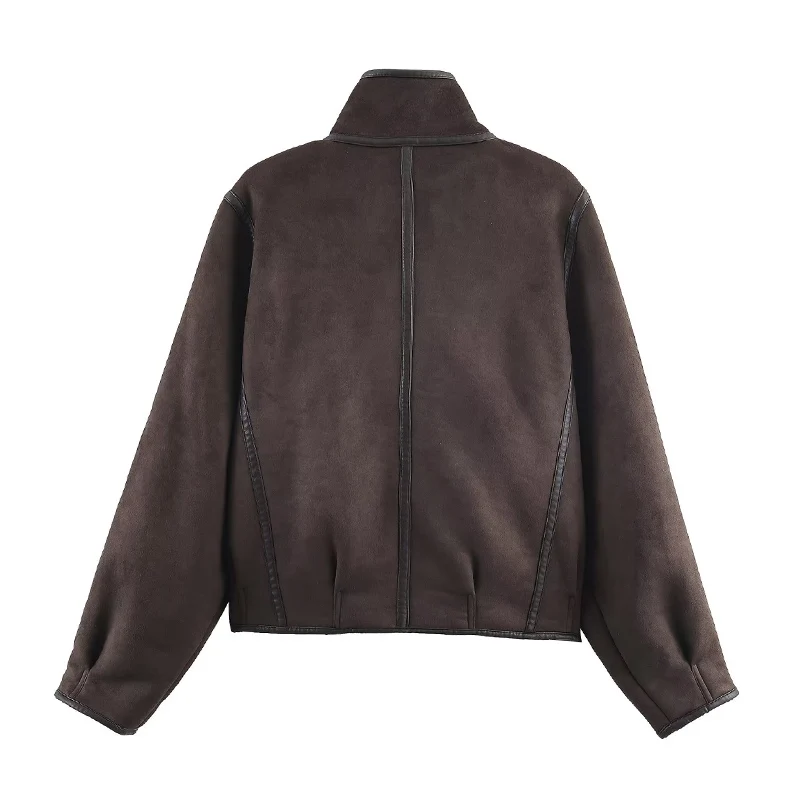 Nuevas chaquetas de invierno 2025 para mujer, chaquetas holgadas y cálidas a la moda Retro para mujer, abrigos elegantes de viaje juvenil Joker para invierno y calle