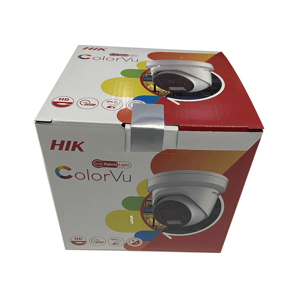 Newest Hik Full Color Night Vision 4K Camera DS-2CD2387G3-LI2UY Built-in Mic Turret 8MP IP Camera Hik-vision