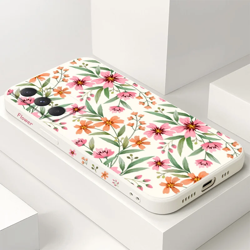 

Sunset Flowers Phone Case For Samsung Galaxy A55 A35 A25 A15 A56 A36 A26 A16 A06 A05 A05S A54 A34 A24 A14 A04 A04S A04E 4G 5G Co