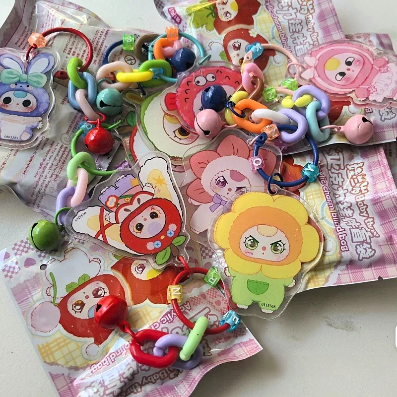 

Подлинная три акриловых подвески с подвеской, слепая сумка, модная игрушка, милая кукла, сумка, брелок, украшение, загадочная коробка, коллекционная