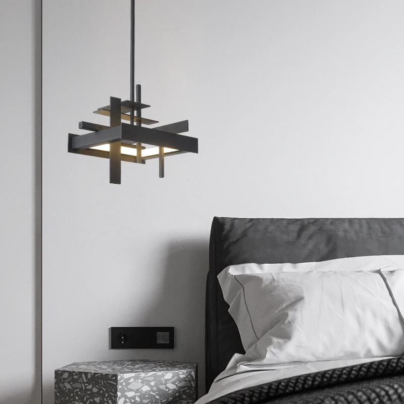 Modern restaurant LED industrial style pendant light, personalized living room light, designer bar decoration pendant light image 4