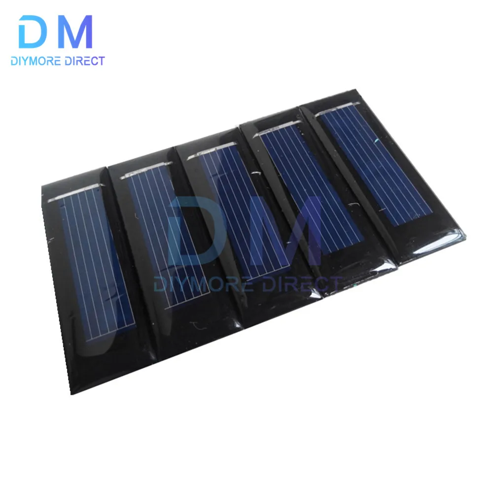 0.5V 100mA 53*18MM Solar Panel Epoxy Polycrystalline DIY Battery Power Charger Mini Solar Cell Board