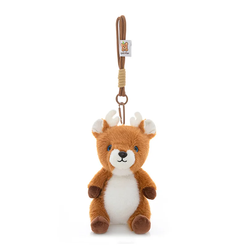 

Plum Blossom Deer Plush Toy Doll, Backpack Pendant, Creative Wrist Paddle, Lying Deer Doll