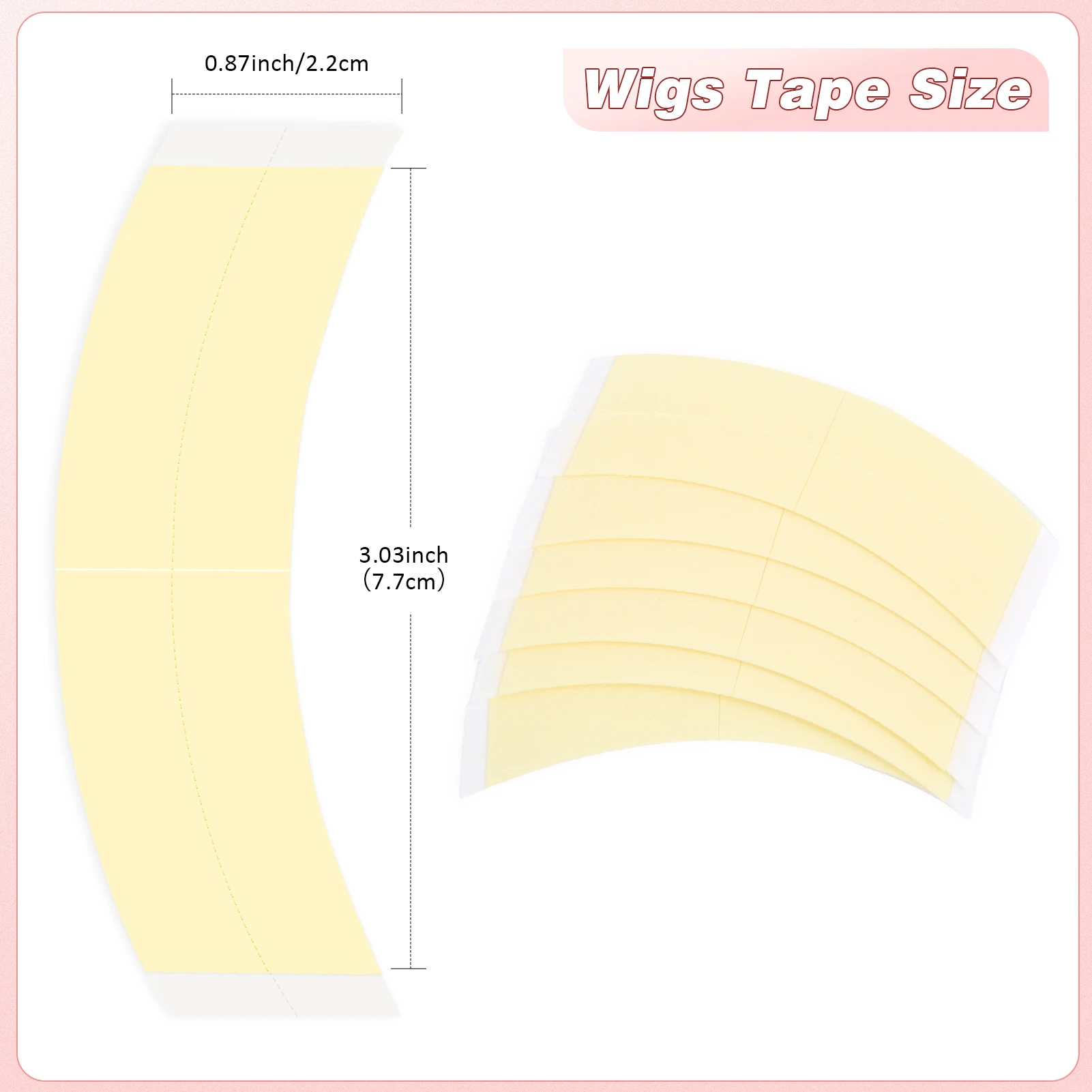 ZURIA Wig Glue Double Sided Front Lace tape Glue Waterproof Sweatproof Tape for Tape Hair Extension Super Strong Wig Accessories