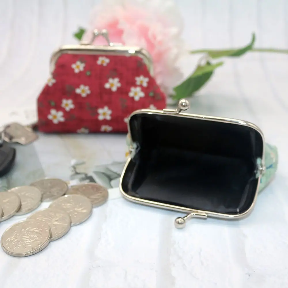 Vintage Schattige Retro Vrouwen Dame Clutch Tas Kleine Portemonnee Portemonnee Geld Clip