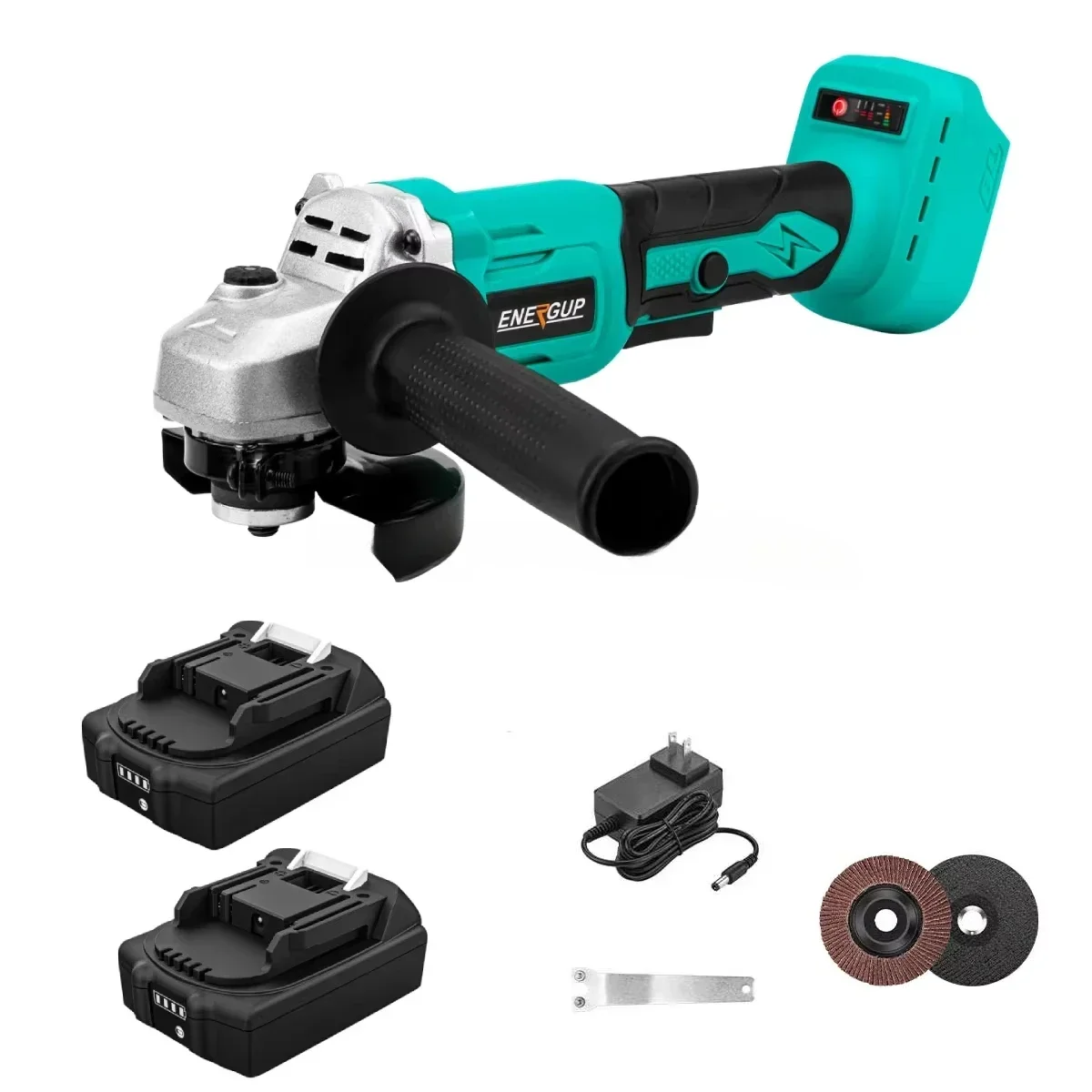 

Ship from Europe Mini Angle Grinder Stone Metal Polishing Machine With Replacement Makita 18V Power Tool Battery Grinder