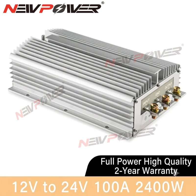 12V to 24V 40A 50A 60A 80A 100A 150A 200A Step up DC DC Converter 12 Volt to 24 Volt Car Power Supply Voltage Regulator for Cars