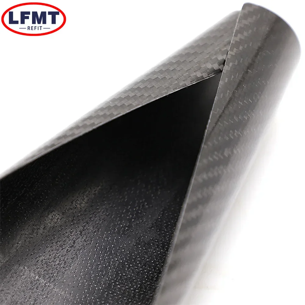 For KTM Honda Yamaha Kawasaki Suzuki Sherco Husqvarna gas gsa beta Motorcycle Front Fork Wraps Carbon Fiber Protectors Universal