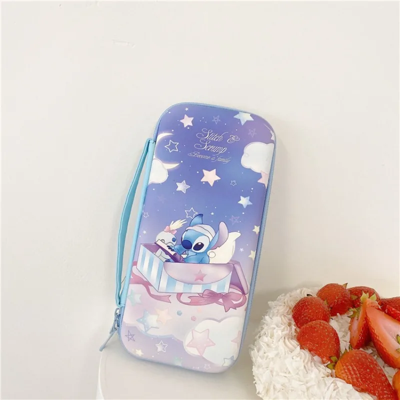 Disney Mickey Mouse Stitch Bag for Nintendo Switch NS Console OLED Storage Bags Protective Carrying Case Portable Travel Handbag