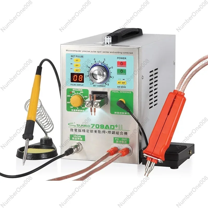 709AD+ Spot Welding Machine 3.2kw Pulse Induction Automatic Spot Welder For 18650 Battery Pack welding Nickel Strip 70B P