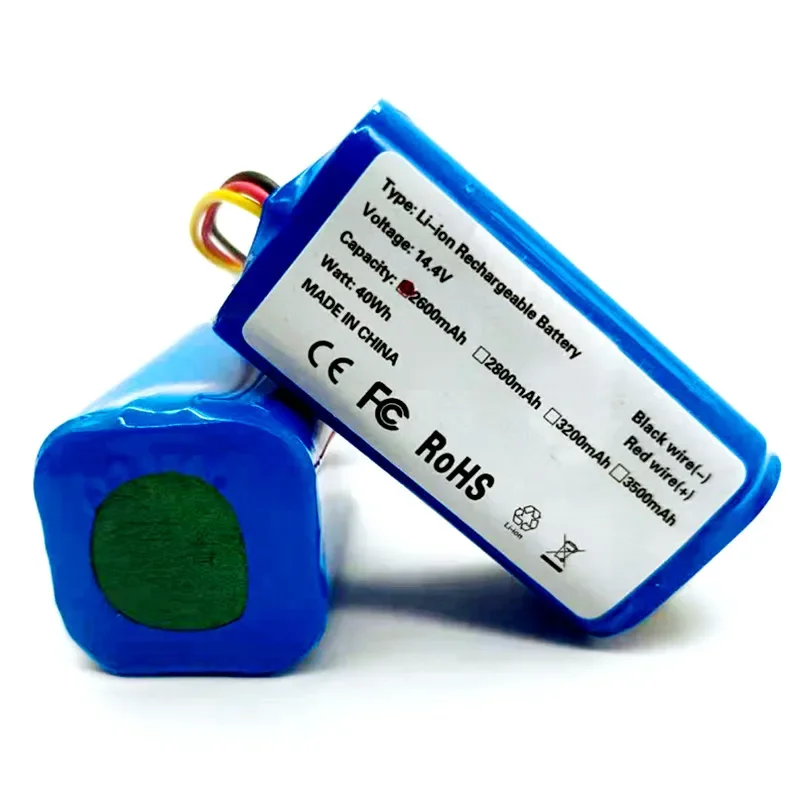 Bateria original para robô aspirador de pó, ferramenta de limpeza, célula de lítio, 18650, 14.4V, 2600mAh, LiFePO4, C30B, E30, 100% original