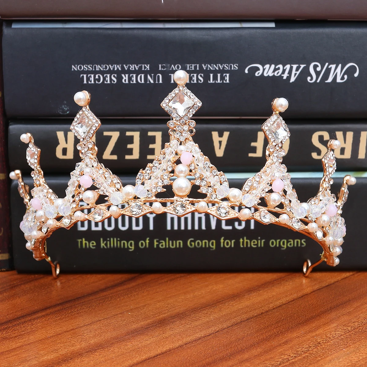 

Crystal Crown Tiara Headbands Girls Wedding Kids Headdress Accessories Party Child Rhinestone Alloy Stage Proms Birthdays