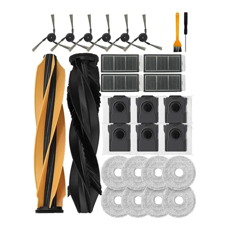 

Hot-Complete Vacuum Brush Mop Filter Replacement For Dreame X50 Ultra Complete/L50 Ultra/X50 Master/L40s Pro Ultra/Mova V50 Ultr