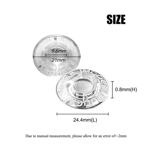 Imagen 2 del producto MOOER SHROOMS 10 Piezas Toppers de Interruptor de Pie Transparente - Tapa de Pedal de Seta Transparente para Pedales de Efectos de Guitarra con Luces LED