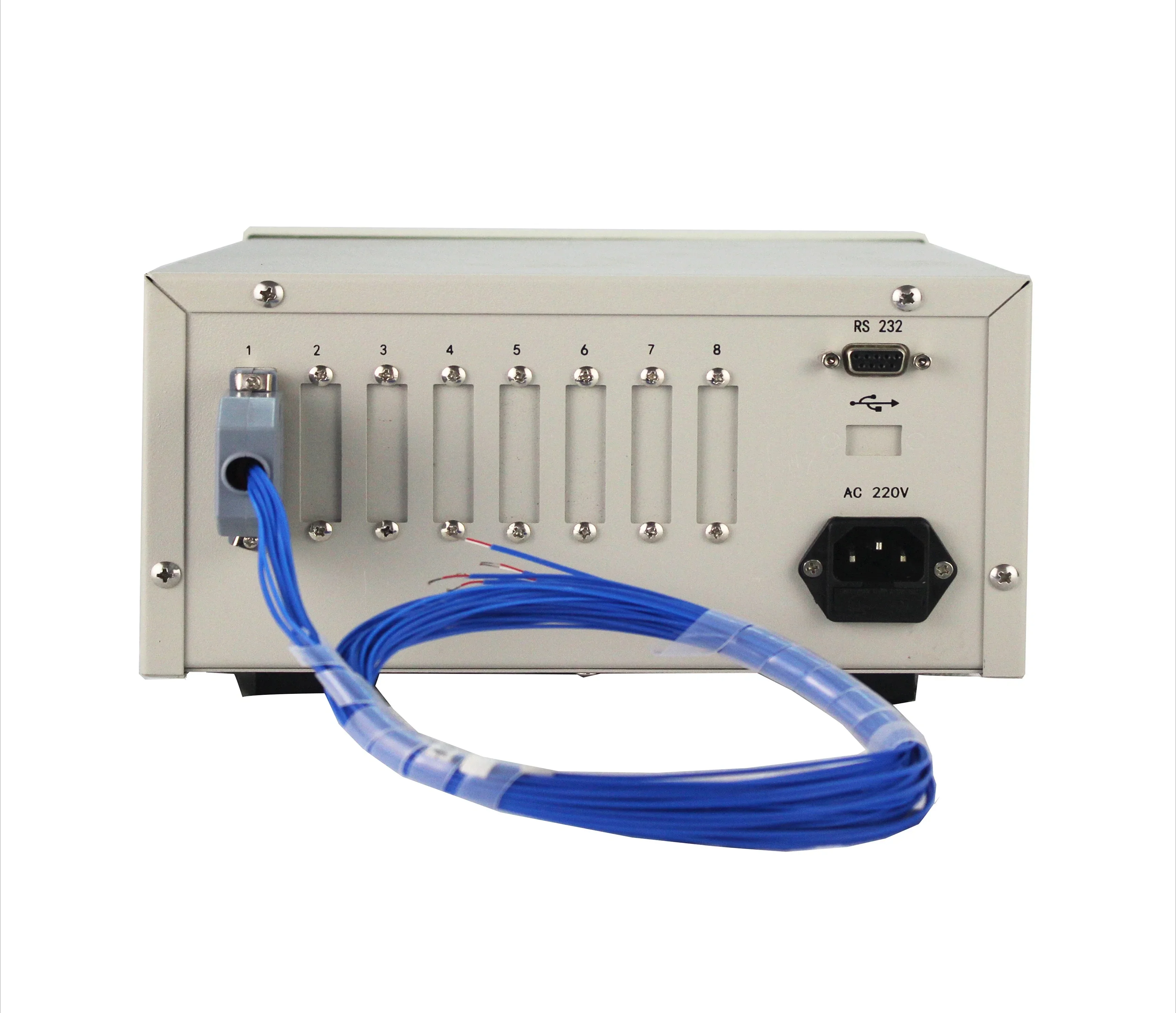 8U Multi-channel Thermometer Temperature Instrument -100C to 1000C Test Range for Industrial Applications