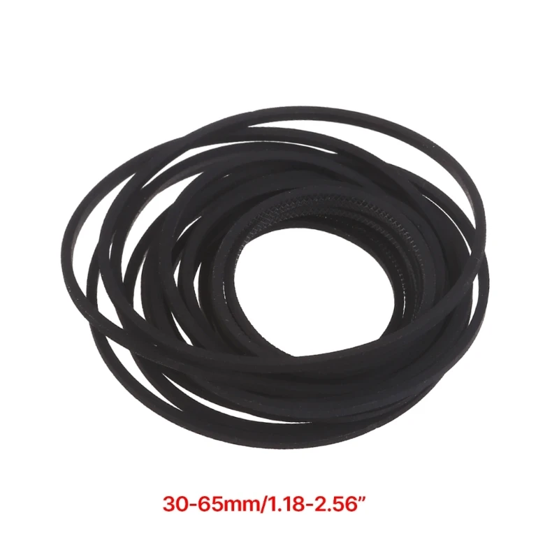 20PCS Rubber Belts for Cassette Players and Video Recorders Turntable Common Bands Repair Belts 30-65mm Mixed Drop shipping