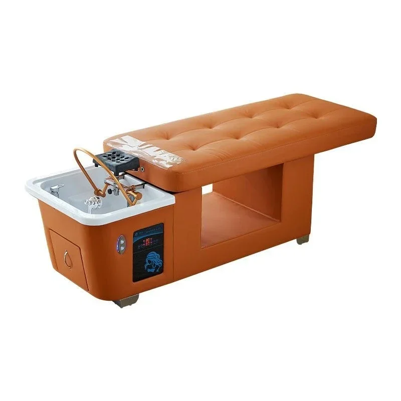 Hair treatment Shampoo bed Water circulation Fumigation water heater Integrated hairdressing Barber shop Beauty salon