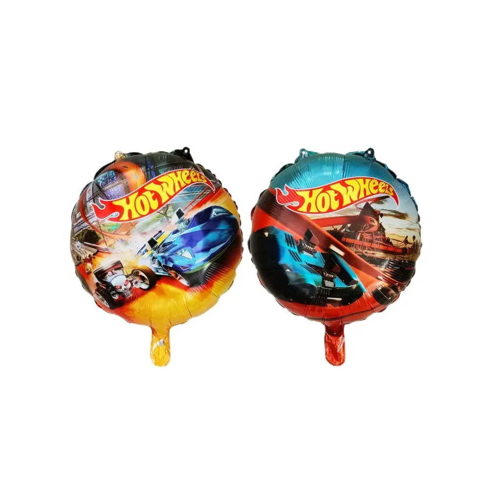 1 Set Hot Wheels Verjaardagsballonnen Verjaardagsdecoratie 32 inch Rode Cijferballonnen Set Flamme Cars Ballonnen voor Jongens Meisjes Cadeau