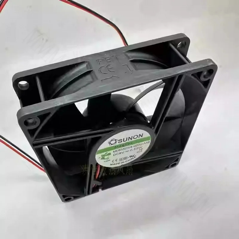 TT  SUNON ME80251V4-Q03U-AA9 DC9V 0.55A 80*25MM 2-Wire Cooling Fan