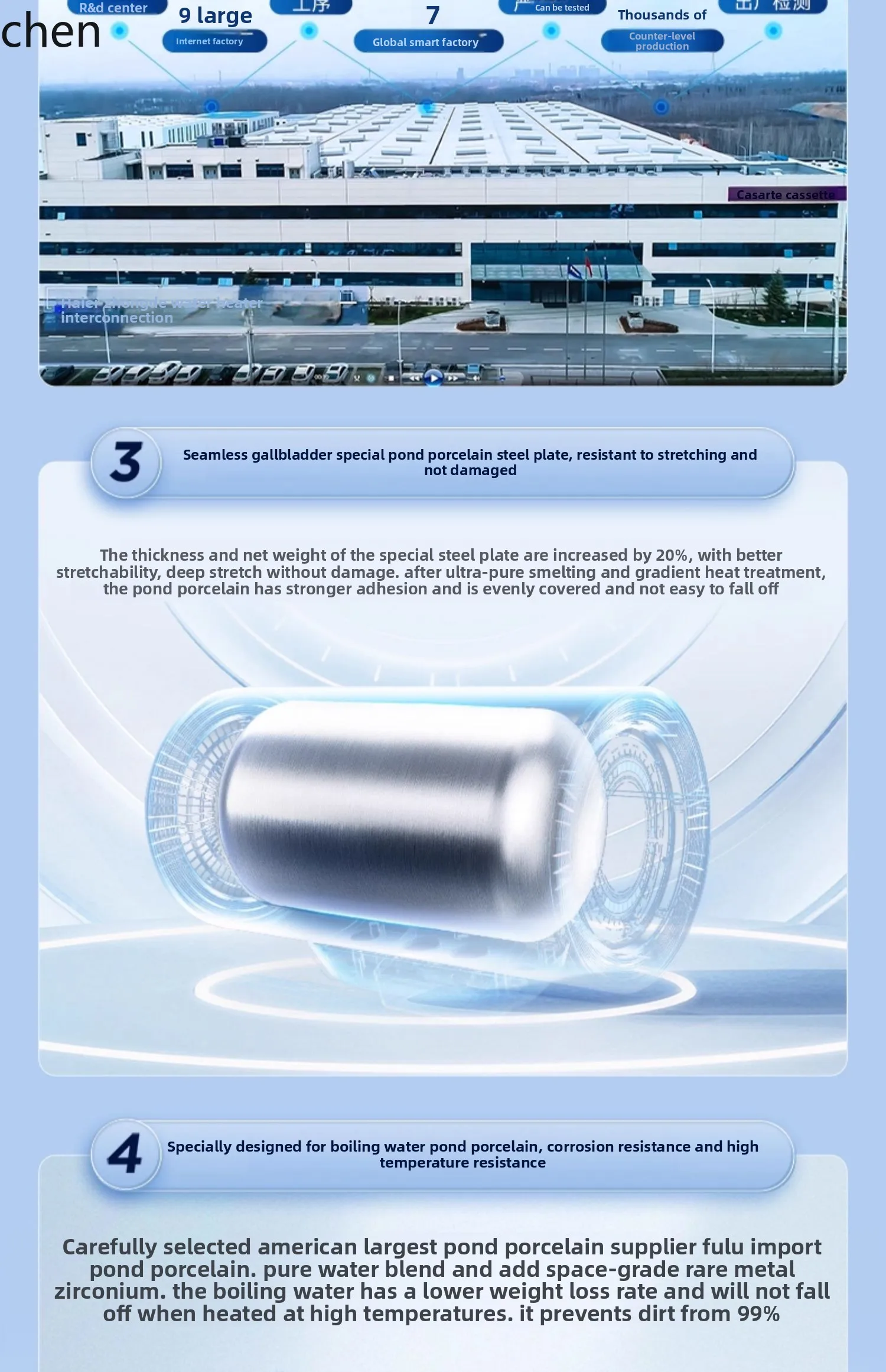 Scaldabagno elettrico ZML purificazione ufficiale dell'acqua domestica lavaggio efficienza energetica di prima classe e risparmio energetico