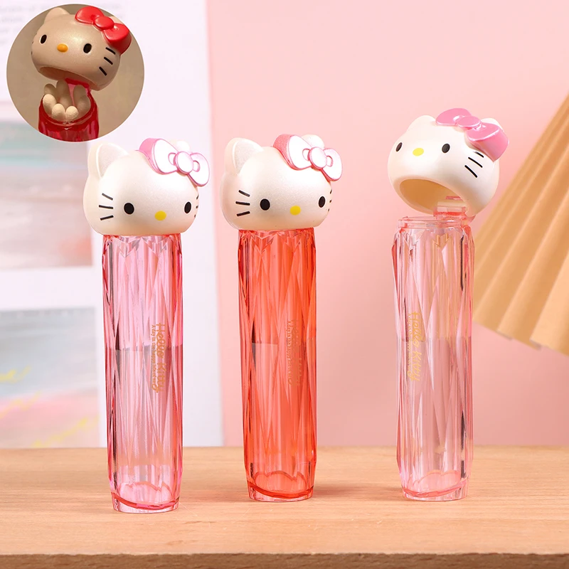 Sanrio Hello Kitty Portable Dental Floss Box Kawai Pink Travel Toothpick Cotton Swab Storage Box Cute Mini Makeup Tool Container