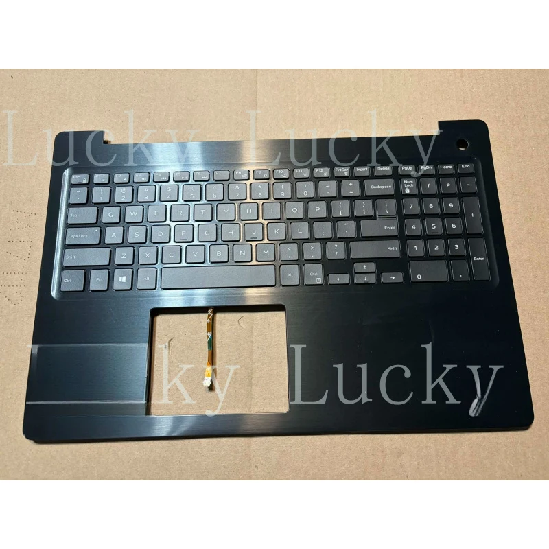 

Клавиатура с подсветкой (US) и палмрестом для Dell OEM Inspiron 15 (5570/5575) V1H3J 0V1H3J